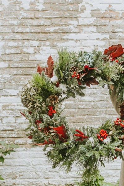 Taller de Coronas Navideñas