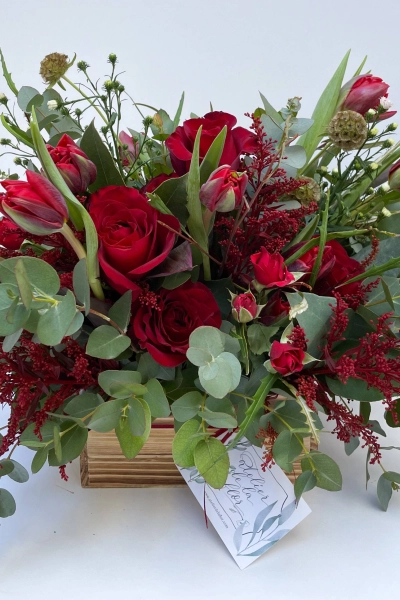 Producto Cajita Rosas Rojas Imagen