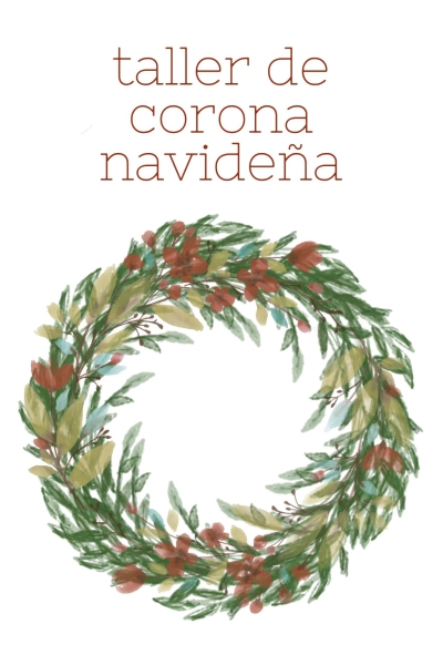 Producto Taller de Coronas Navideñas Imagen