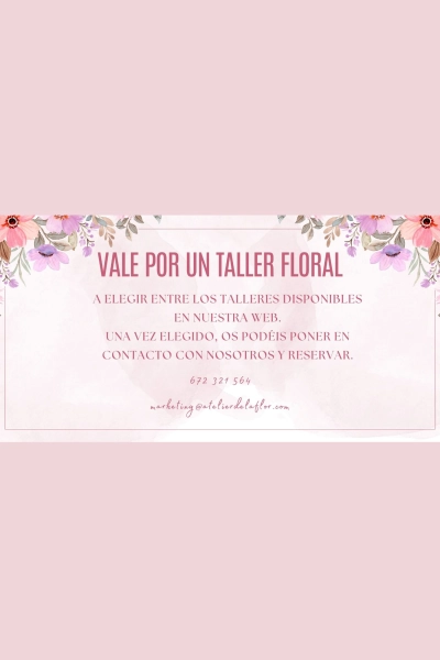 Producto Regala un taller floral Imagen