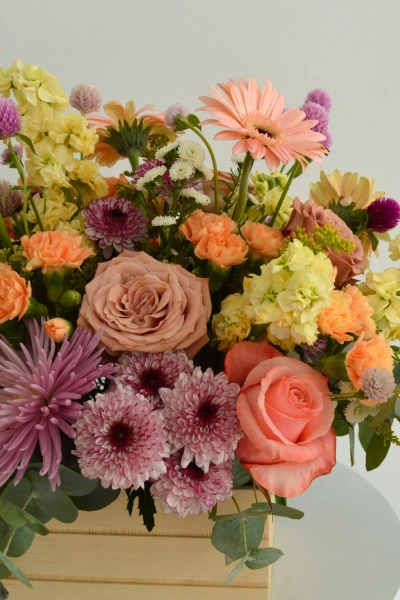 Cajita de flores