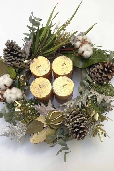 Producto Corona Adviento White Imagen