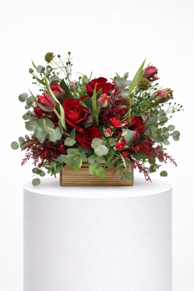 Producto Cajita Rosas Rojas Imagen