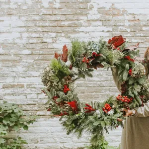 Taller de Coronas Navideñas