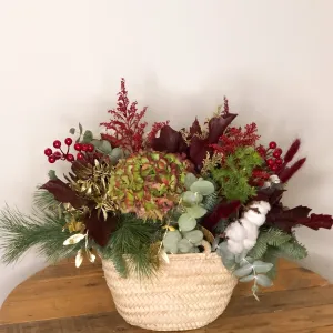 Canastilla navideña