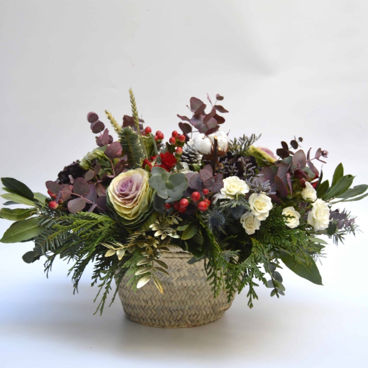 Canastilla navideña